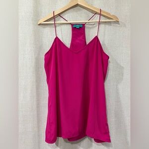 Southern Frock Pink Racerback Camisole Tank Top Size M